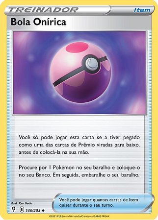 Bola Onírica / Dream Ball (146/203) REV FOIL - Carta Avulsa Pokemon