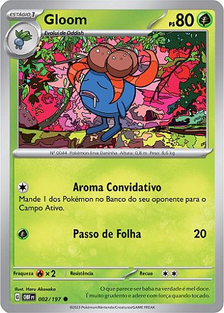 Gloom (002/197) - Carta Avulsa Pokemon