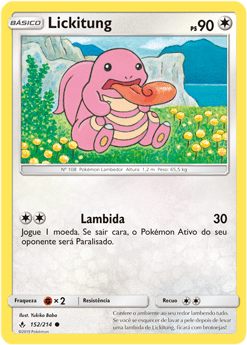 Lickitung (152/214) - Carta Avulsa Pokemon
