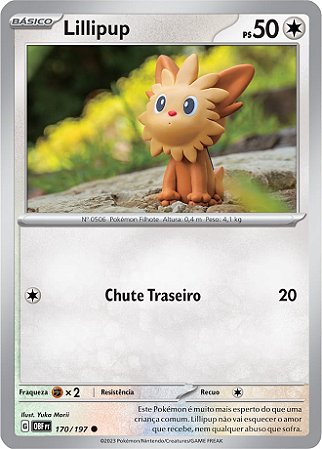 Lillipup (170/197) - Carta Avulsa Pokemon