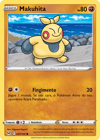 Makuhita (097/196) - Carta Avulsa Pokemon