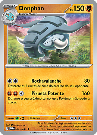 Donphan (049/091) - Carta Avulsa Pokemon