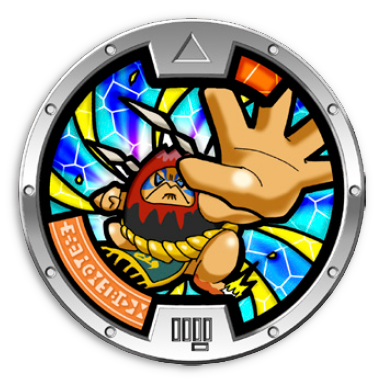 Lorde Lava / Lava Lord - Medalha Yokai Watch
