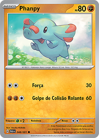 Phanpy (048/091) - Carta Avulsa Pokemon