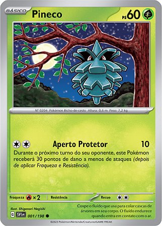 Pineco (1/198) REV FOIL - Carta Avulsa Pokemon