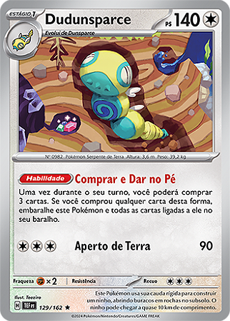 Dudunsparce (129/162) FOIL - Carta Avulsa Pokemon