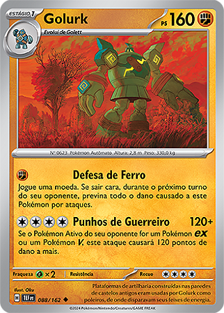 Golurk (088/162) - Carta Avulsa Pokemon