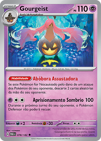 Gourgeist (078/182) - Carta Avulsa Pokemon