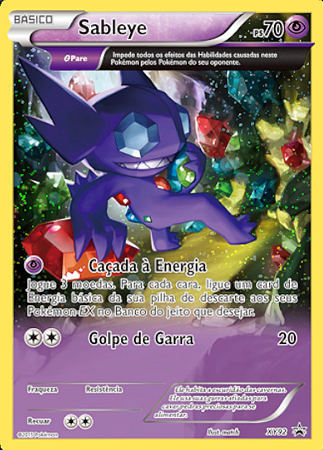 Sableye (XY92) FOIL - Carta Avulsa Pokemon