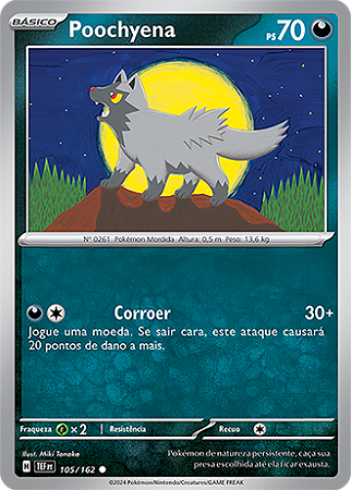 Poochyena (105/162) - Carta Avulsa Pokemon