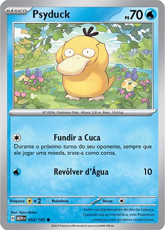 Psyduck (054/165) REV FOIL - Carta Avulsa Pokemon