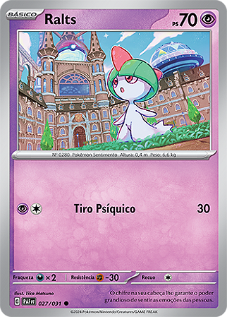 Ralts (027/091) - Carta Avulsa Pokemon