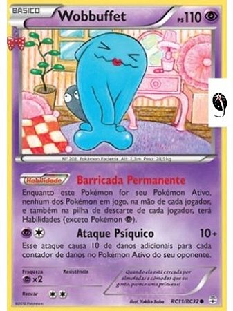 Wobbuffet (RC11/RC32) - Carta Avulsa Pokemon
