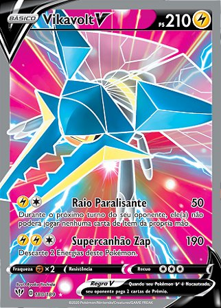 Vikavolt-V (180/189) - Carta Avulsa Pokemon