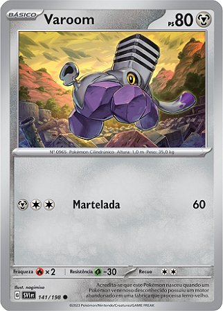 Varoom (141/198) - Carta Avulsa Pokemon
