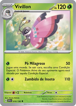 Vivillon (010/198) REV FOIL - Carta Avulsa Pokemon