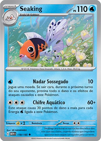 Seaking (119/165) - Carta Avulsa Pokemon