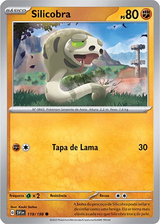 Silicobra (119/198) REV FOIL - Carta Avulsa Pokemon