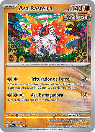 Asa Rasteira / Slither Wing (026/064) - Carta Avulsa Pokemon