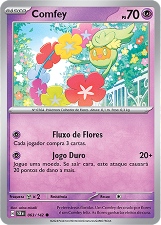 Comfey (063/142) - Carta Avulsa Pokemon