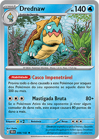 Drednaw (044/142) FOIL - Carta Avulsa Pokemon