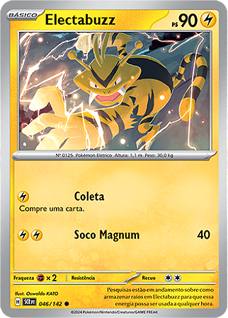 Electabuzz (046/142) REV FOIL - Carta Avulsa Pokemon