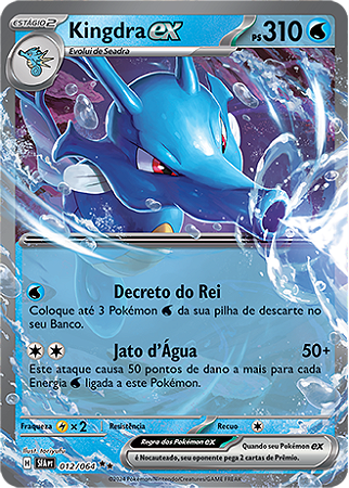 Kingdra ex (012/064) - Carta Avulsa Pokemon