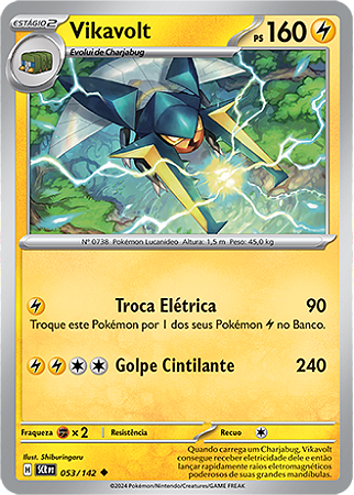 Vikavolt (053/142) - Carta Avulsa Pokemon