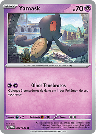 Yamask (062/142) - Carta Avulsa Pokemon