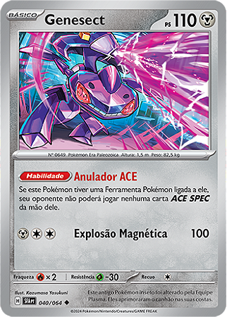 Genesect (040/064) - Carta Avulsa Pokemon
