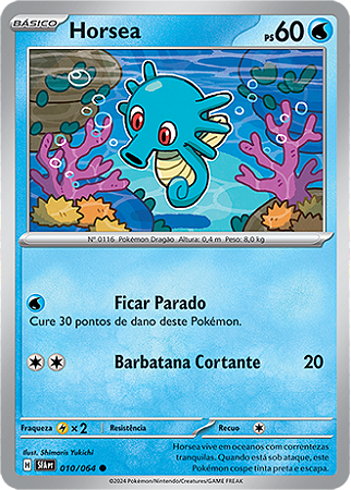 Horsea (010/064) - Carta Avulsa Pokemon