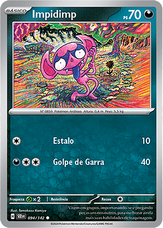 Impidimp (094/142) REV FOIL - Carta Avulsa Pokemon