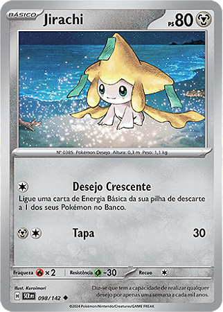 Jirachi (098/142) - Carta Avulsa Pokemon