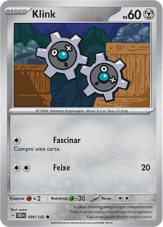 Klink (099/142) - Carta Avulsa Pokemon