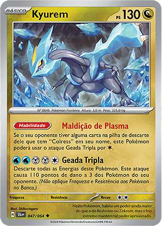 Kyurem (047/064) REV FOIL - Carta Avulsa Pokemon