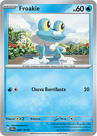 Froakie (039/142) REV FOIL - Carta Avulsa Pokemon
