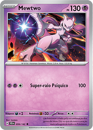 Mewtwo (059/142) - Carta Avulsa Pokemon