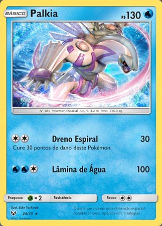 Palkia (24/73) FOIL - Carta Avulsa Pokemon