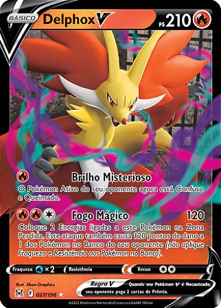 Delphox-V (027/196) - Carta Avulsa Pokemon