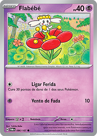 Flabébé (086/167) - Carta Avulsa Pokemon