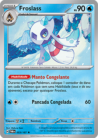 Froslass (053/167) - Carta Avulsa Pokemon