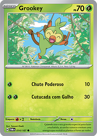 Grookey (014/167) - Carta Avulsa Pokemon