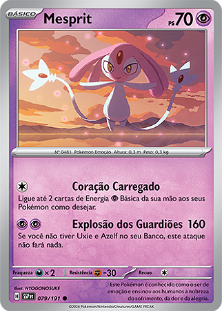 Mesprit (079/191) - Carta Avulsa Pokemon