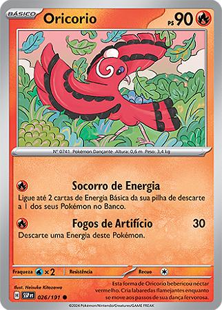 Oricorio (026/191) - Carta Avulsa Pokemon