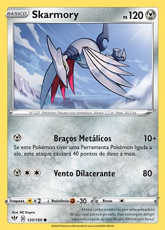 Skarmory (120/189) - Carta Avulsa Pokemon