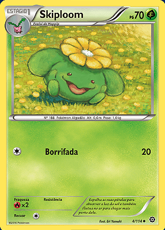 Skiploom (4/114) - Carta Avulsa Pokemon