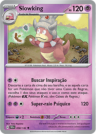 Slowking (058/142) REV FOIL - Carta Avulsa Pokemon
