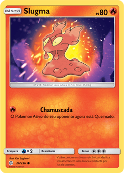 Slugma (26/236) REV FOIL - Carta Avulsa Pokemon