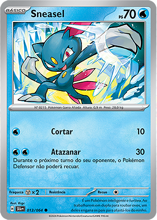 Sneasel (013/064) - Carta Avulsa Pokemon