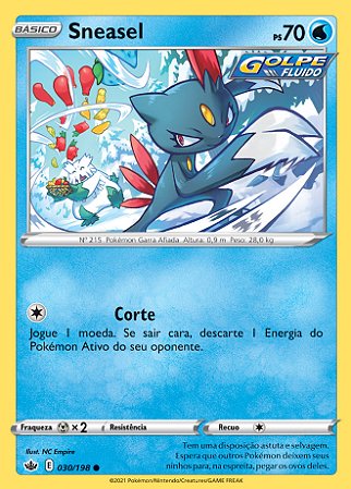 Sneasel (30/198) - Carta Avulsa Pokemon